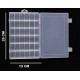 Plastic Organizer Box with Imitation Adjustable 36 Grid Dividers