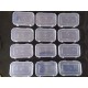 Plastic Clear Boxes with Lock Lid - 100ml (Pack of 12)