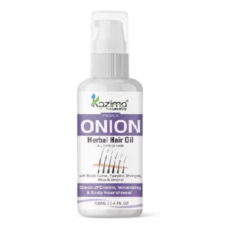 Kazima Premium Onion Herbal Hair Oil - 100ml