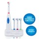 Eco Shopee Electric Tooth Brushes with 4 Brush Heads and Storage Stand (811-6)