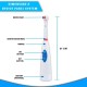 Eco Shopee Electric Tooth Brushes with 4 Brush Heads and Storage Stand (811-6)
