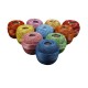 Embroidery Material Cotton Thread Yarn for Knitting and Craft Making 10 Ball (Multicolor)