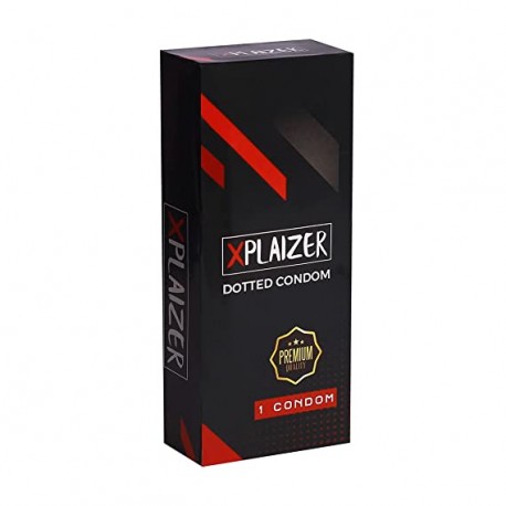 Xplaizer Lubricated Extra Dotted Spike Mens Prermium Condom