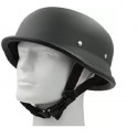 Shah Brothers German Cap Motorbike Helmet (Black)