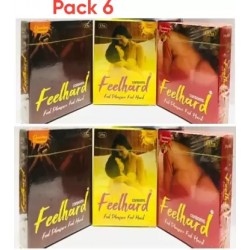 Feelhard Feel hard_Dotted condom - (Set of 6)
