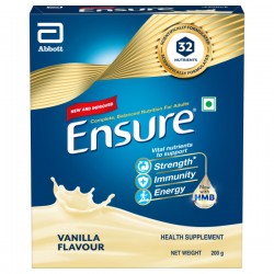 Abbott Ensure Vanilla Powder - 200gm (Pack of 2)