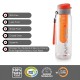 Cello Infuse Plastic Water Bottle - 800ml (Set of 2)