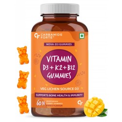 Carbamide Forte Vitamin D3 K2 B12 – Gummies (60 Veg Gummies)