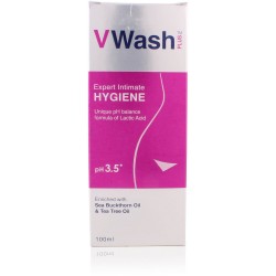 V Wash Plus Expert Intimate Hygiene Liquid Wash - 100ml (Pack of 3)