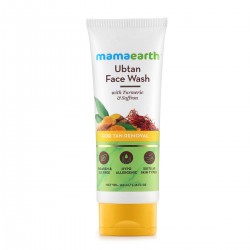 Mamaearth Ubtan Natural Face Wash with Turmeric & Saffron -100ml (Pack of 2)
