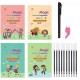 Sank Magic Practice Copybook (4 BOOK + 10 REFILL+ 2 Pen +2 Grip)