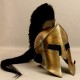 300 Spartan Movie King Leonidas Medieval Roman Greek Liner Re-enactment Metal Helmet (Copper)