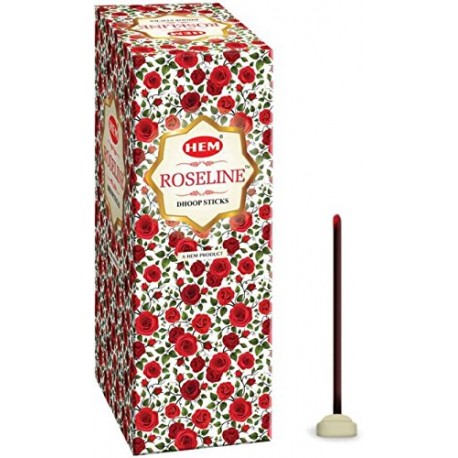 Hem Roseline Brown Dhoop Sticks for Pooja - Combo Pack of 12 (50g Each)