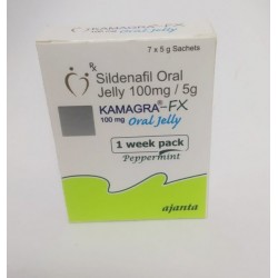 Kamagra-Fx 100mg Oral Jelly 1*5gm (Pack of 5)
