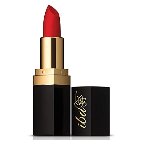 Iba Pure Lips Long Stay Matte Lipstick, M06 Bold Red - 4gm