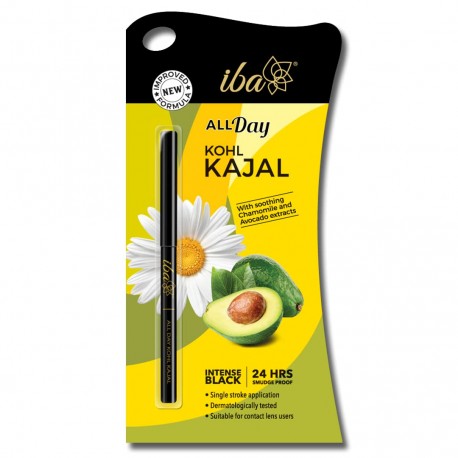 Iba All Day Kohl Kajal (Jet Black) - 0.35gm