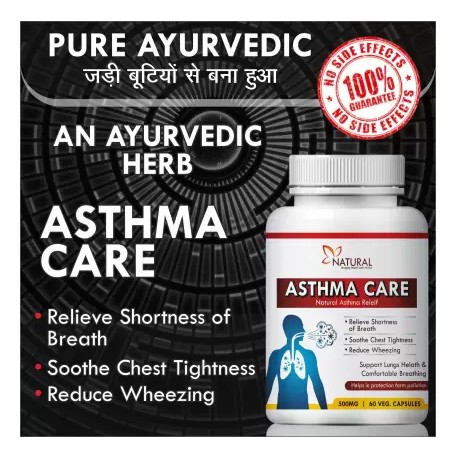 Natural Asthma Care Capsules (Pack of 2)
