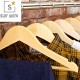 Star Work Wooden Garment Hangers (Set of 12)