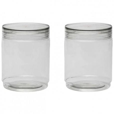 Saaj Crysta Storage Container - 850 ml (Pack of 2)