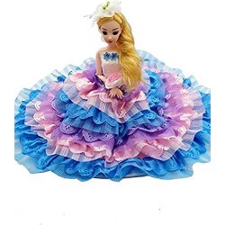 Frowwy Gorgeous Bride Wedding Barbie Girl Doll Toy