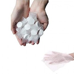 Disposable Cotton Coin Towels Tissue - Pack of 100