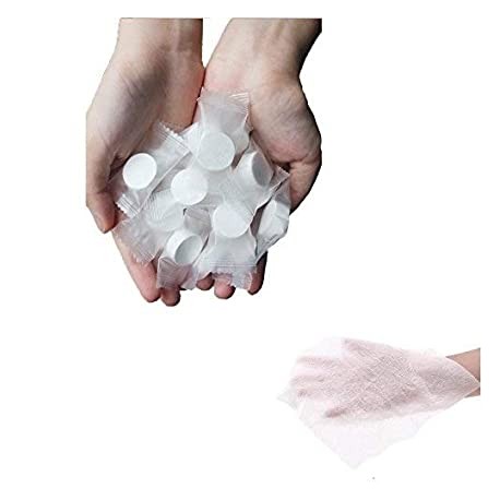 Disposable Cotton Coin Towels Tissue - Pack of 100