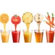 Plastic Design Stylish Glass Juice Milkshake Glass - 300ml (Pack 12)