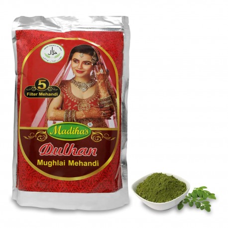 Madihas Organic Henna Five Filter Dulhan Mughlai Mehandi - 1kg