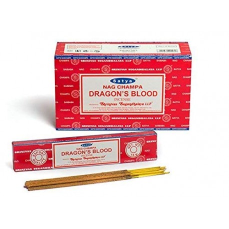 Satya Sai Baba Nag Champa Dragon's Blood Incense Sticks Agarbatti - 180gm