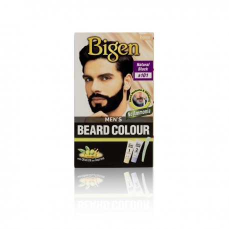 Bigen Mens Beard Colour - Natural Black (B101)