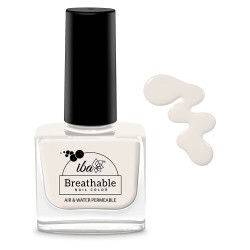 Iba Breathable Nail Colour  (B25 Pure White) - 9ml