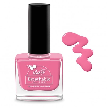 Iba Breathable Nail Colour  (B15 Hot Pink) - 9ml
