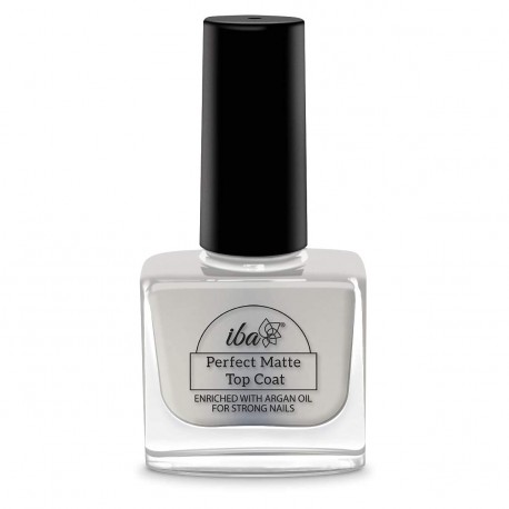 Iba Perfect Top Coat (Clear Matte) Nail Paint - 9ml