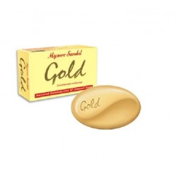 Mysore Sandal Gold Natural Sandalwood & Almond Soap - 125gm (Pack of 3)