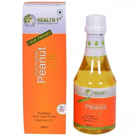 Health 1st Peanut Cold Pressed Oil - 200ml