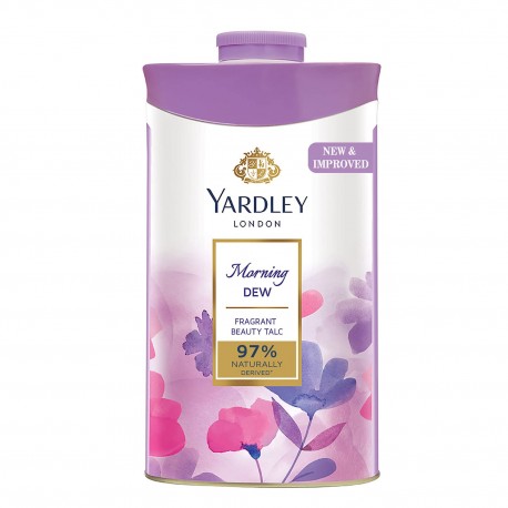 Yardley London Morning Dew Perfumed Talc for Women - 250gm
