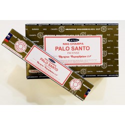 Satya Nag Champa Palo Santo Bamboo Incense Sticks - 15gm (12 Packs)