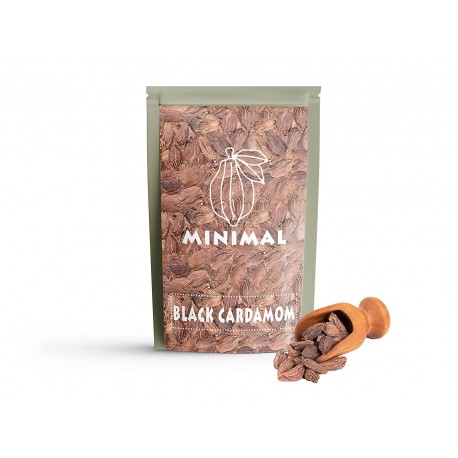 Minimal Black Cardamom Whole (Big Elaichi) - 150gm