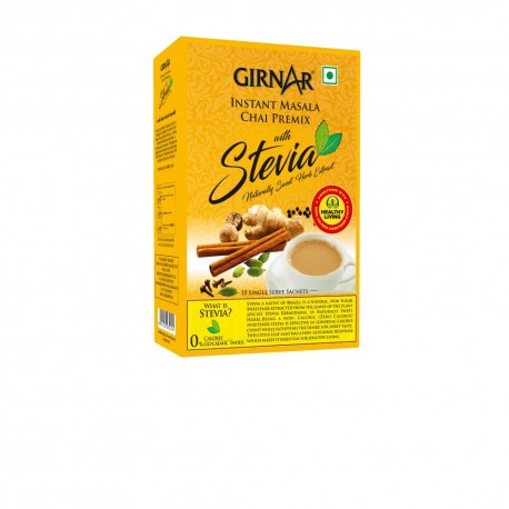 Girnar Instant Masala Chai Premix with Stevia - (10 sachets)