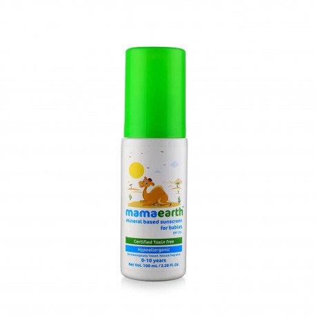 Mamaearth Mineral Based Sunscreen Baby Lotion (SPF 20+Hypoallergenic)- 100ml