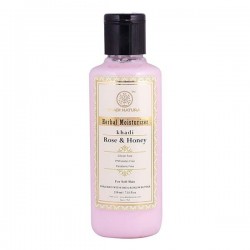 Khadi Natural Rose & Honey Moisturizer With Sheabutter 210ml