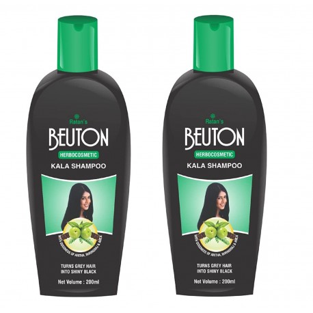 Ratan's Beuton Herbocosmetic Kala Shampoo 200ml (Pack of 2)