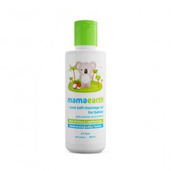 Mamaearth Coco Soft Massage Oil for new born with Coconut & Turmeric Oil - 200ml