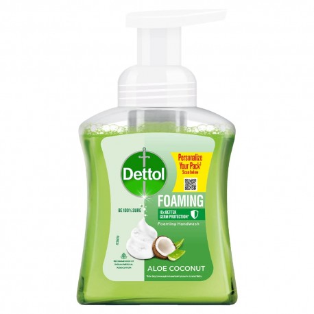 Dettol Foaming Handwash Pump Aloe Coconut - 250ml