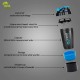 Haans Plastic Protein Shaker Bottle - 500ml