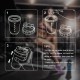 Haans Plastic Protein Shaker Bottle - 500ml