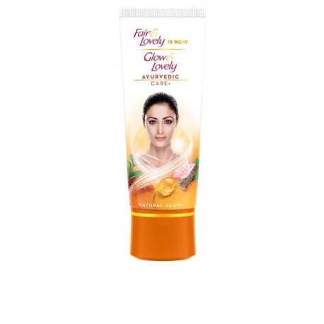 Glow & Lovely Natural Face Cream Ayurvedic Care+ (50gm) Pack of 5