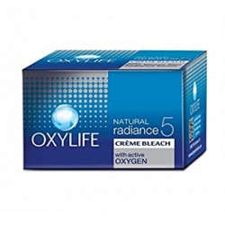 OxyLife Natural Radiance 5 Creme Bleach With Active Oxygen - 27gm (Pack of 5)