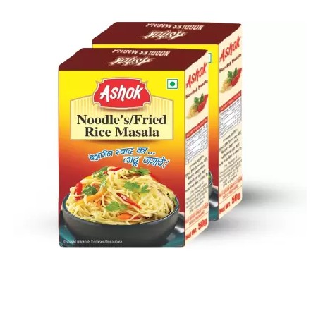Ashok Fried Rice / Noodle Masala - 50gm (Pack of 2)
