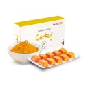 Curkey One strip of 10 pastilles Natural Curcumin Extract from Turmeric Sugar Free (Pack of  3)